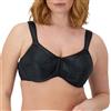 Bali Reggiseno da Donna in Raso Minimizer con Ferretto DF3562, Nero, 4D (Taglia Produttore: 36D)