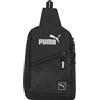 PUMA Evercat Sidewall Sling Backpack Zaino, Nero/Argento, Taglia Unica Unisex-Adulto