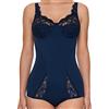 Susa Body da donna Susa con pizzo elastico Latina Femme, Bleu, 75B
