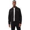 True Religion Denim Trucker Jacket Giacca, Nero, M Uomo