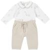 Chicco Completo con Body e Pantaloni Bimba 0-24 con Grafica All-over di Teneri Animaletti 261