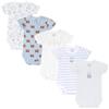 Chicco Bimbo 0-24 Set di 5 Body a Maniche Corte