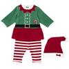 Chicco, Competo Natale Neonato e Neonata, in Calda e Morbida Ciniglia, con Comoda Apertura con Bottoncini, Abbigliamento Bambina e Bambino 0-24 Mesi, Idee Regalo Natale, Designed in Italy