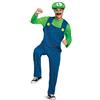 Disguise Costume Luigi Super Mario Adulti, Costume Videogiochi Adulto Disponibile Taglia M e XL
