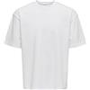 Only & Sons ONSCASPIAN T-Shirt | Box Fit, Maniche corte, Basic, Temperatura massima 30°C ciclo normale