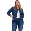 Only Carmakoma Carwespa Life Denim Jacket MBD Noos Giacchetto Denim Donna