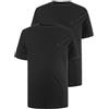 JP 1880 T-shirts - Magliette Girocollo, Confezione Doppia, T-shirt Uomo, Nero (Nero, Nero 70263710), 5XL