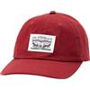 Levi's Relaxed Dad Heritage cap, Cappellino Uomo, Dull Red, Un