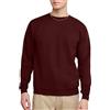 Hanes EcoSmart Fleece, Pullover Crewneck Sweatshirt, 1 Or 2 Pack Maglia di Tuta, Brulè Berry 1 Confezione, 3XL Uomo