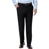 Haggar Pantaloni da Uomo, Nero, W42 / L30