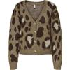 ONLY Onledelie Life LS Jq Cardi V-Neck Knt Onledelie Life LS Jq Cardi - Maglia con Scollo a V Donna (Pacco da 1)