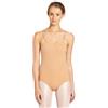 Capezio Camisole Leotard With Adjustable Straps, Body Donna, Light Suntan, M