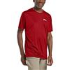 Jack Wolfskin Tech T M T-Shirt, Rosso Adrenaline, M Uomo