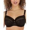 Freya Viva Reggiseno con Supporto Laterale Ferretto Altamente Coprente, Opaque, Pizzo Noir, 4E Donna