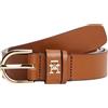 Tommy Hilfiger Donna Cintura Essential Effortless 2,5 cm Cintura in Pelle