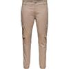 ONLY & SONS Male - Pantaloni Cargo con Polsini, Cincillà, 28W x 30L
