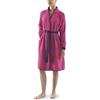 Top Towel Accappatoio da donna in spugna 100% cotone 500 g/m² - Cintura in cotone, tasche interne, collo semi-imbuto, maniche a giro, asciugatura rapida, lavabile in lavatrice a 30°C