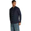 Tommy Hilfiger Uomo Camicia Regular Fit Maniche Lunghe, Blu (Desert Sky), S