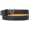 Valentino cintura Glow Belt W95 Nero/Oro accorciabile