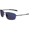 Columbia Men's Sunglasses C114SP FIR RIDGE - Shiny Dark Gunmetal/Blue Mirro with Blue Mirror Lens