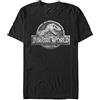 Jurassic Park Maglietta da Uomo con Logo Jurassic World Return con Licenza Ufficiale