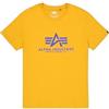 Alpha Industries Basic BL T-Shirt da Uomo Wheat/Blue L