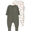 NAME IT Pigiama Boy Confezione da 2, Jet Stream, 56