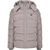 Urban Classics Hooded Puffer Jacket Uomo Giacca di mezza stagione nero 100% poliestere