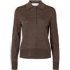 SELECTED FEMME Polo da Donna in Maglia 100% Lana Merino, Delicioso, M