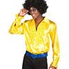 Boland - Camicia da discoteca gialla con volant