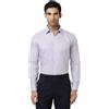 Van Heusen Men's Poplin Fitted Solid Point Collar Dress Shirt, Lavender, 17.5 Neck 36-37 Sleeve