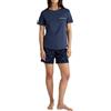 CALIDA Sweet Dreams Set di Pigiama, Peacoat Blue, 36-38 Donna