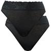 CALIDA Iconics Slip da Donna, Nero, 40-42 (Confezione da 2), Nero