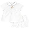 Chicco, Completo Neonato e Neonata, con Maglietta e Pantaloncini Eleganti, Ideale per Feste ed Eventi, Designed in Italy, Abbigliamento Neonato e Neonata 0-24 Mesi