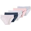 Schiesser Mädchen 5 Pack Slips Unterhosen-95/5 Organic Bio Baumwolle-Größe 92 bis 140 Intimo, Assortiti 8_181800, 104 Bambine e Ragazze