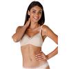 Lovable Reggiseno Senza Ferretto, Coppe Non Imbottite Senza Cuciture in Microfibra, Sostegno, Forma Seno Naturale, Art. 027O, My Daily Comfort Donna, Skin, 36 / 4D