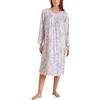 Calida Camicia da Notte da Donna in Morbido Cotone, Viola Crepuscolo, Etichettalia Unica