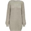 JDY JDYwhitney Megan L/S Boat Dress Knt Noos Vestito Donna | Relaxed Fit, Maniche lunghe, Lunghezza mini, Casual, Temperatura massima 30°C ciclo normale