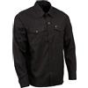 Milwaukee Leather MNG11655 Camicia da Uomo in Flanella di Cotone a Maniche Lunghe Nero, Black, M