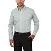 Van Heusen Men's Regular Fit Gingham Button Down Collar Dress Shirt, Green Chicory, Large