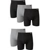 Hanes, Boxer da Uomo, Senza Etichetta, con girovita ComfortSoft Assorted S