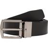 Tommy Hilfiger Uomo Cintura Denton 3,5 cm Reversibile, Marrone (Testa Di Moro/Black), 80 cm