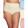 Vanity Fair Underwear Perfectly Yours Traditional Nylon Brief Panties Boxer Donna (Pacco da 3)