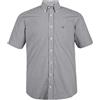 JP 1880 Menswear L-8XL Camicia, da Uomo, a Mezza Manica, a quadretti Vichy, Fino a 8XL, Comfort Fit 722860, Nero, XXXL