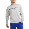 Champion Crewneck Fleece Sweatshirt, Standard Fit, Midweight, Script Logo, Available in Regular And Big & Tall Maglia di Tuta, Oxford Gray-y06794, L Uomo