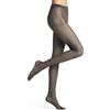 FALKE Particle 20 DEN W Ti trasparenti velati fantasia 1 pezzo, Collant Donna, Grigio Flanell 3210, S-M