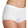 Sloggi Maxi Briefs Knickers Basic+ Cotton High Rise 2 Pack 96% Womens Brief