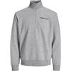 JJ REBEL Jrebzack Sweat Half Zip Jrebzack - Felpa con Mezza Zip Uomo (Pacco da 1)