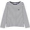 Petit Bateau A0d08, Marinaio Donna, Bianco/Blu, S
