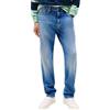 Tommy Jeans Uomo Jeans Ryan Slim Straight Leg, Blu (Denim Medium), 32W/34L